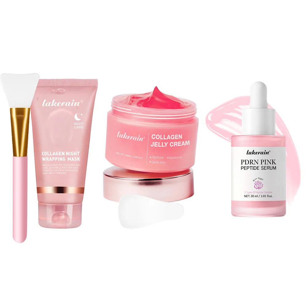 Korean Collagen Peel Off Mask + Skin Care Sets