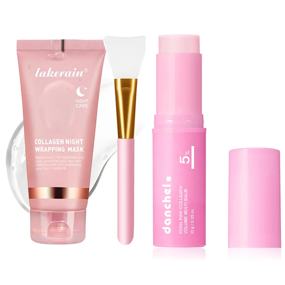 Korean Collagen Peel Off Mask + Skin Care Sets